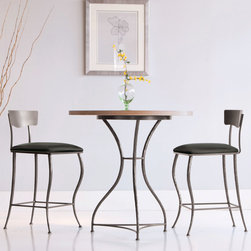 Savoy Bar Height Table with 48in. Diameter Top by Charleston Forge - Indoor Pub And Bistro Tables