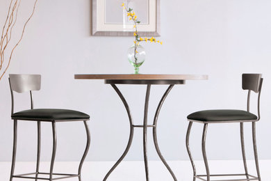 Savoy Bar Height Table with 48in. Diameter Top by Charleston Forge