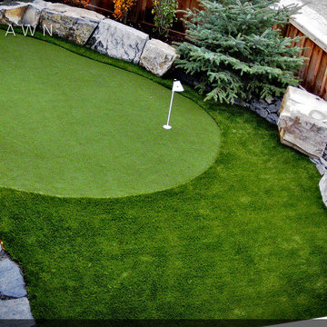 Golf and Putting Greens with Artificial Grass