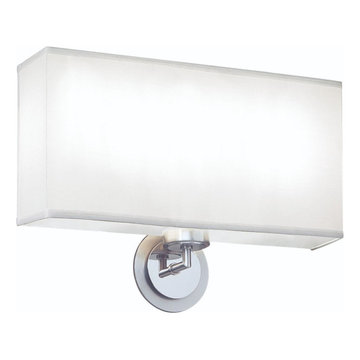 Ilex COL2-WM-CS-AB-IN Columbus Circle 2 Light Wall Sconce Light. Incandecent. Cr