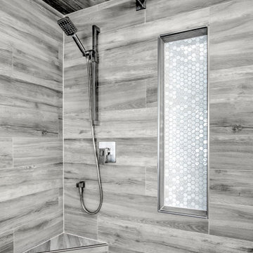 Master Ensuite Bathroom Renovation. Aurora, Ontario.