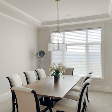 Motorized Silhouette® Sheer Shades in Dining Room | Amazing Blinds by Armi