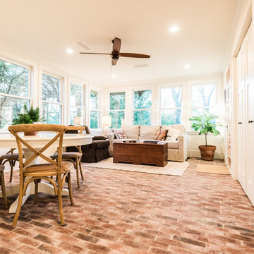 Bright Classic Kitchen & Sunroom