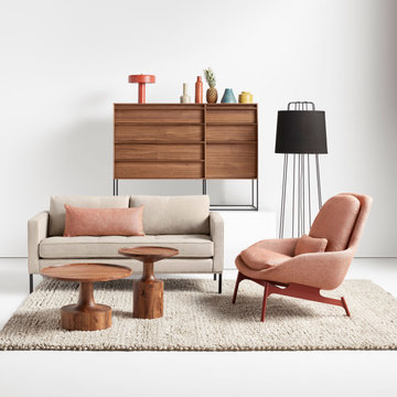 Blu Dot Paramount 66" Sofa - Sanford Oatmeal