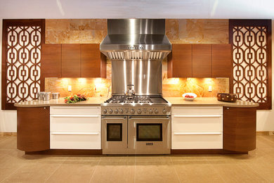 Example of a trendy kitchen design in Phoenix