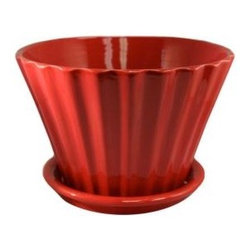Ceramic Cake Cup Planter - Indoor Pots And Planters