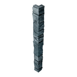 255-STACKED STONE OUTSIDE CORNER - 48"H X 3 &frac14;" W X 1 &frac12;"D - Wall Panels