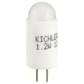 Kichler 18200 1 Watt T3 Bi Pin LED Bulb- 85 Lumens - White
