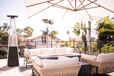 Inspiration for an eclectic deck remodel in San Diego
