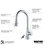 Karran 33" Top Mount Double Bowl 50/50 Quartz Kitchen Sink, White With Faucet