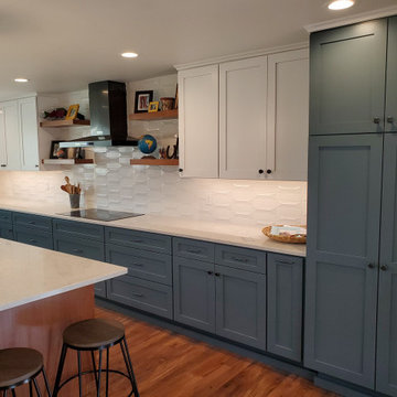 Three Tone Kitchen Cabinetry