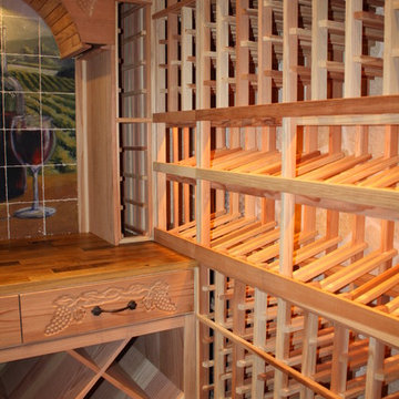 Individual Bottle and High Reveal Display Custom Wine Racks