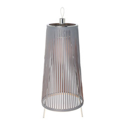 Solis Free Standing Floor Lamp | Silver - Floor Lamps