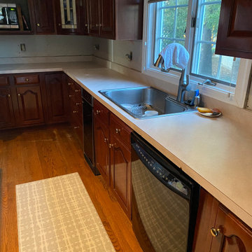 Before and after Kitchen Remodeling Project in McLean, Virginia