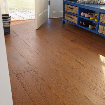 Bright, Farmhouse Entry - Impressions Denali Flint, Engineered, Oak Hardwood