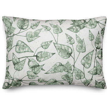 Fall Leaves 14"x20" Throw Pillow