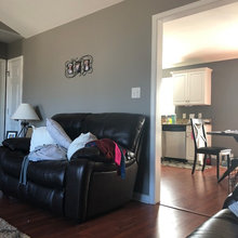 Living room/kitchen opening