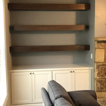 Baines Lower Bookcase Units & Floating Shleves