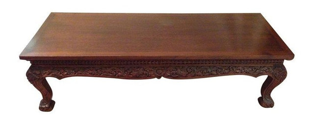 Antique Thai Teak Coffee Table Tables By Chairish Antique Thai Teak Coffee Table