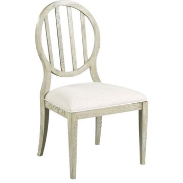 Side Chair Dining Woodbridge Emma Oval Slatted Back Luna Wood
