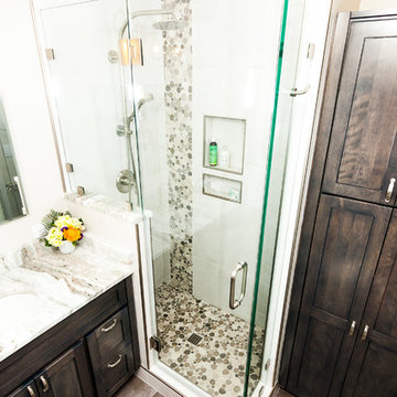 Rockville Petite Master Bath Maximizes Space