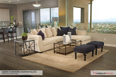 Inspiration for a contemporary home design remodel in Phoenix