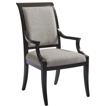Kathryn Upholstered Arm Chair - Gray