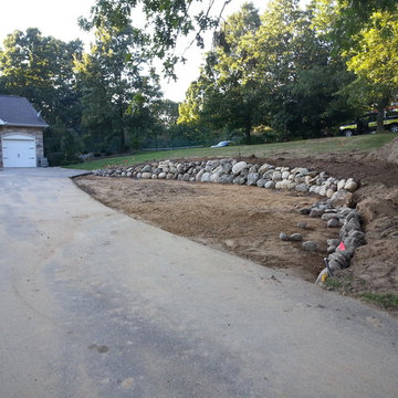 Retaining Wall and Turnaround Area