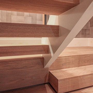 Project #81 | Modern Staircase with Integrated Seating