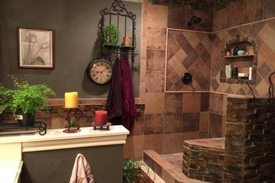 Shower Build and Custom Tile Design