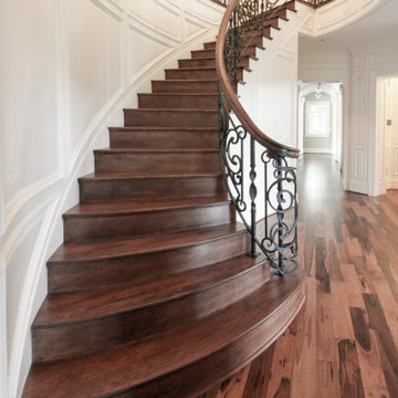 Project #74 | Circular Staircase with Hand-Forged Metal Panels