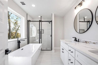 Inspiration for a bathroom remodel in Atlanta