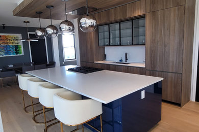 Inspiration for a modern kitchen remodel in New York