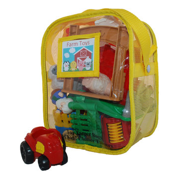 Toy Tamer Bag- Medium Yellow