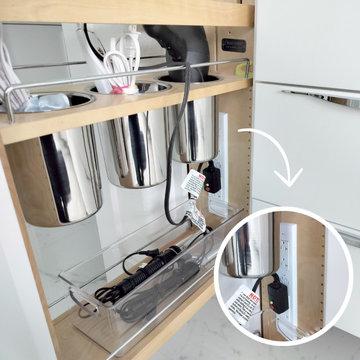 Bathroom Vanity In-Drawer Outlets