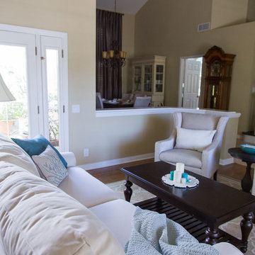 Orange Living Room