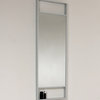 Pulito Small Gray Oak Vanity, Tall Mirror