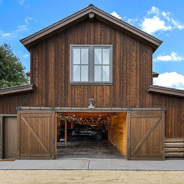 Vandevert Ranch Historic Homestead with NanaWall Aluminum Clad Folding Doors
