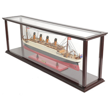 Rms Titanic Midsize With Display Case Cruise Ship Model