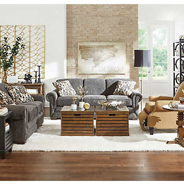 Transitional Living Room