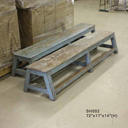 vintage indian - Indoor Benches