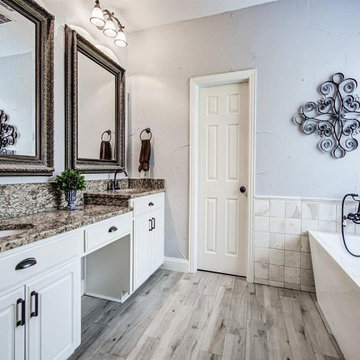 Traditional His and Hers Bathroom Renovation in City of Industry, CA