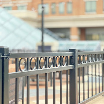 Modern Metal Railings @ Annapolis Restaurant