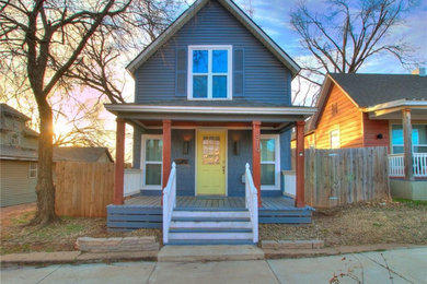 Inspiration for a craftsman home design remodel in Oklahoma City
