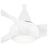 Light Wave 1 Light 52 in. Indoor Ceiling Fan in White