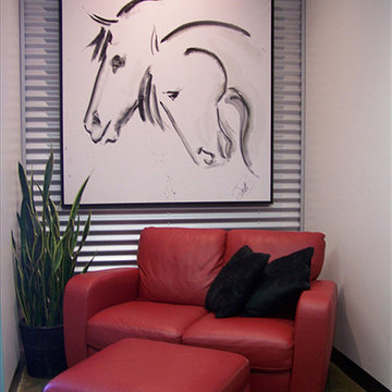 Contemporary Horse Paintings on the Walls
