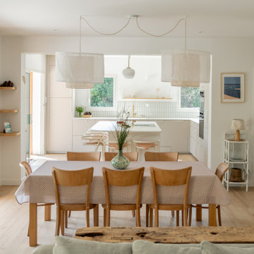 Pièce à vivre - Maison en bois avec piscine - Cap Ferret