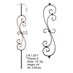 Mediterranean Wrought Iron Balusters - Products