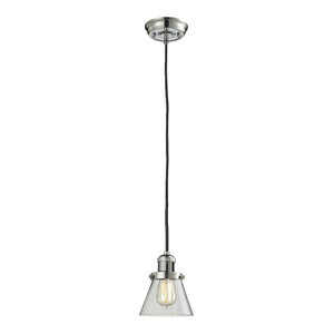 Innovations 201S-PC-G62-LED 1 Light Vintage Dimmable LED Mini Pendant Polished Chrome