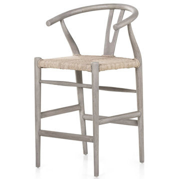 Muestra Weathered Grey Counter Stool